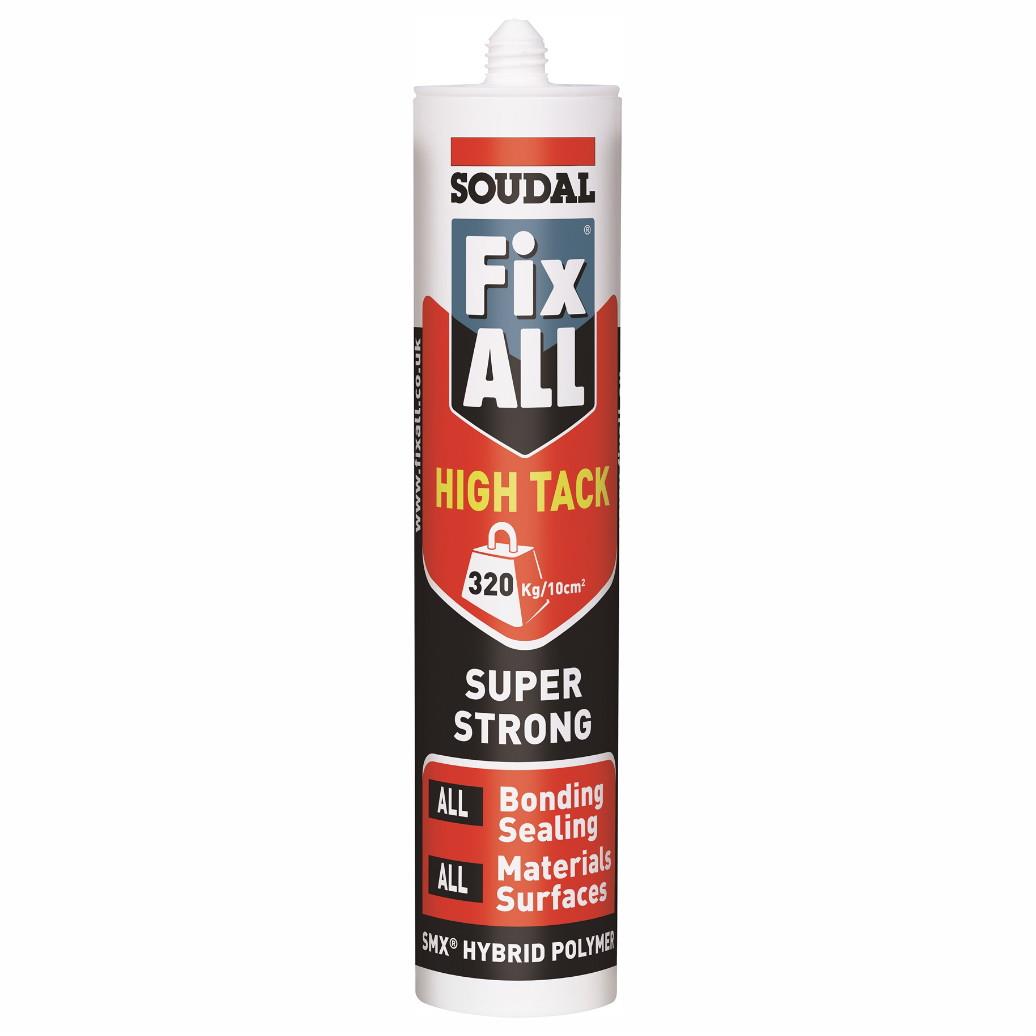 Soudal Fix All High Tack Grab Adhesive 290ml - White