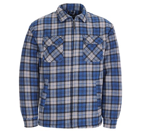 Castle Clothing / Tuff Stuff 126 Zipped Fort Portman Shacket - Navy / Blue - Xtra Xtra Large (2XL)