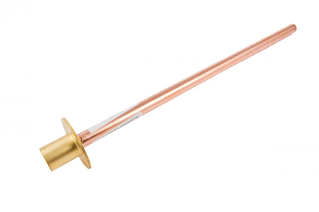 Wall Plate With Tube 15mm x 1/2in BSP x 35cm