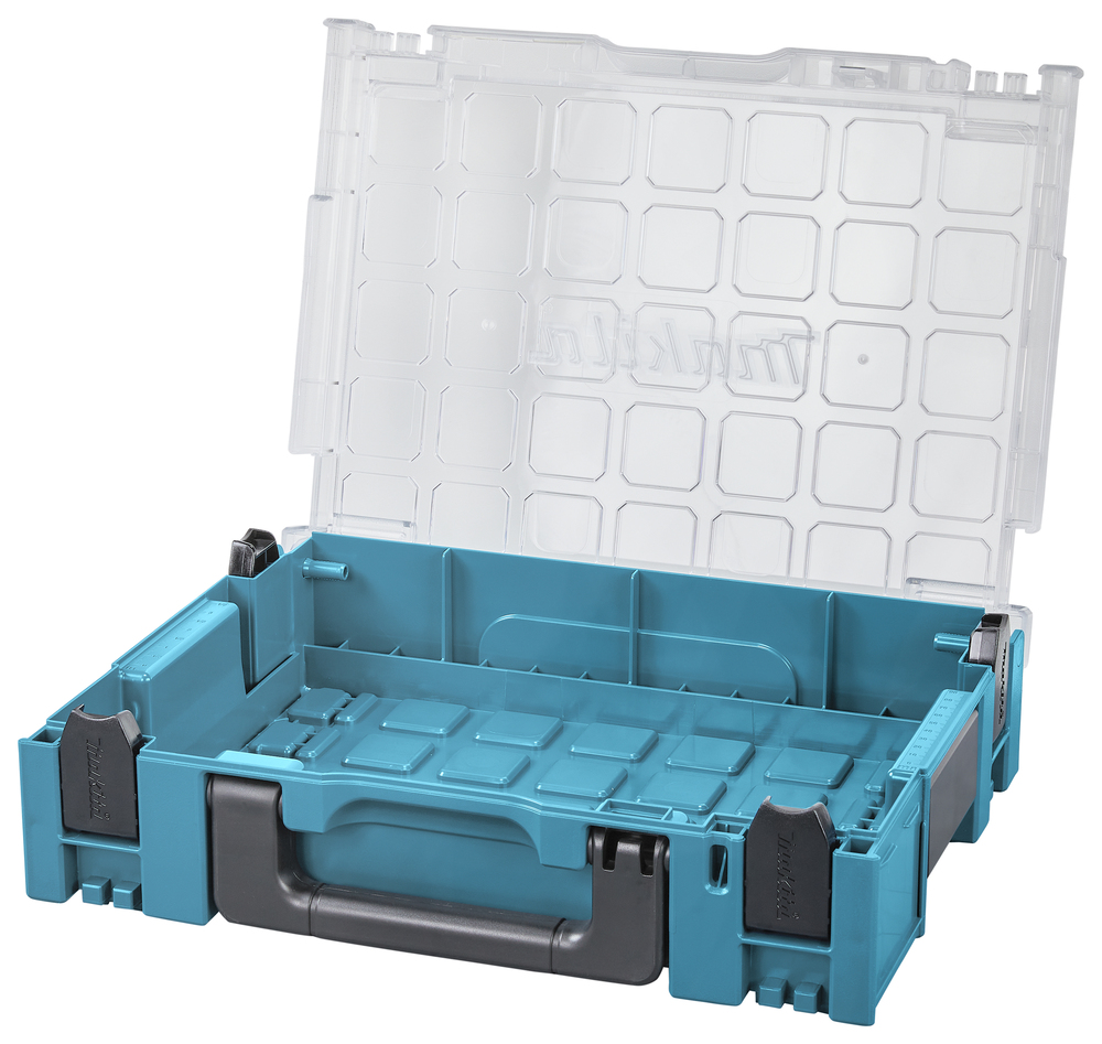 Makita 191X84-4 Makpac Stacking Organiser Case - Clear Lid - No Inserts