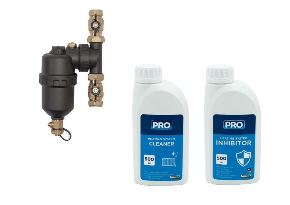 Pro 199312 22mm Magnetic Filter, Inhibitor & Cleaner Pack