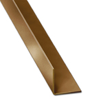 CQFD PVC Equal Corner Glazed Chocolate 20mm x 20mm x 1mm - 2m