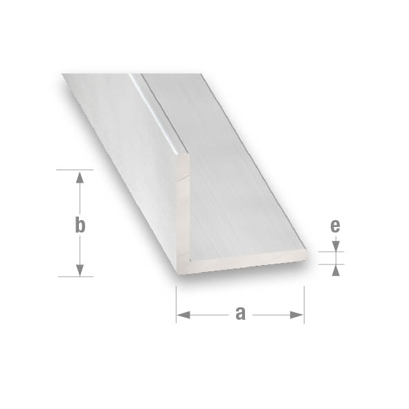 CQFD Anodised Aluminium Equal Corner 20mm x 20mm x 1.5mm - 1m