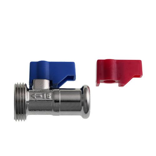 PrimaPress Pressfit 15mm x 3/4 Straight Washing Machine Valve