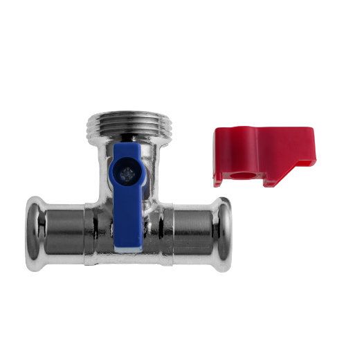 PrimaPress Pressfit 15mm x 3/4 Tee Washing Machine Valve