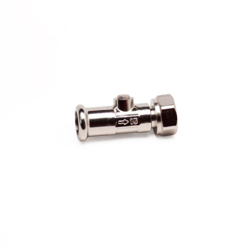 PrimaPress Pressfit 15mm x 1/2 Straight Service Valve