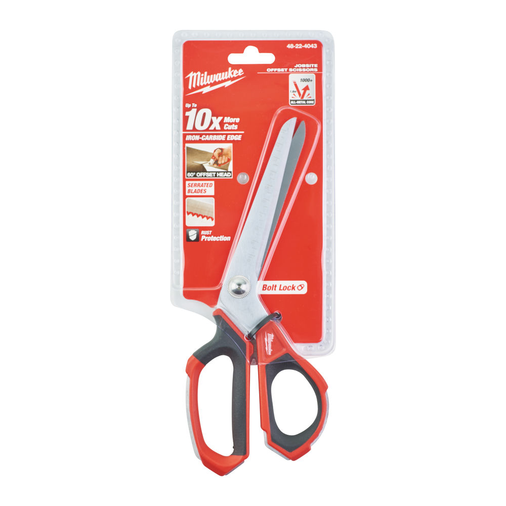 Milwaukee Jobsite Offset Scissors - 4932479410