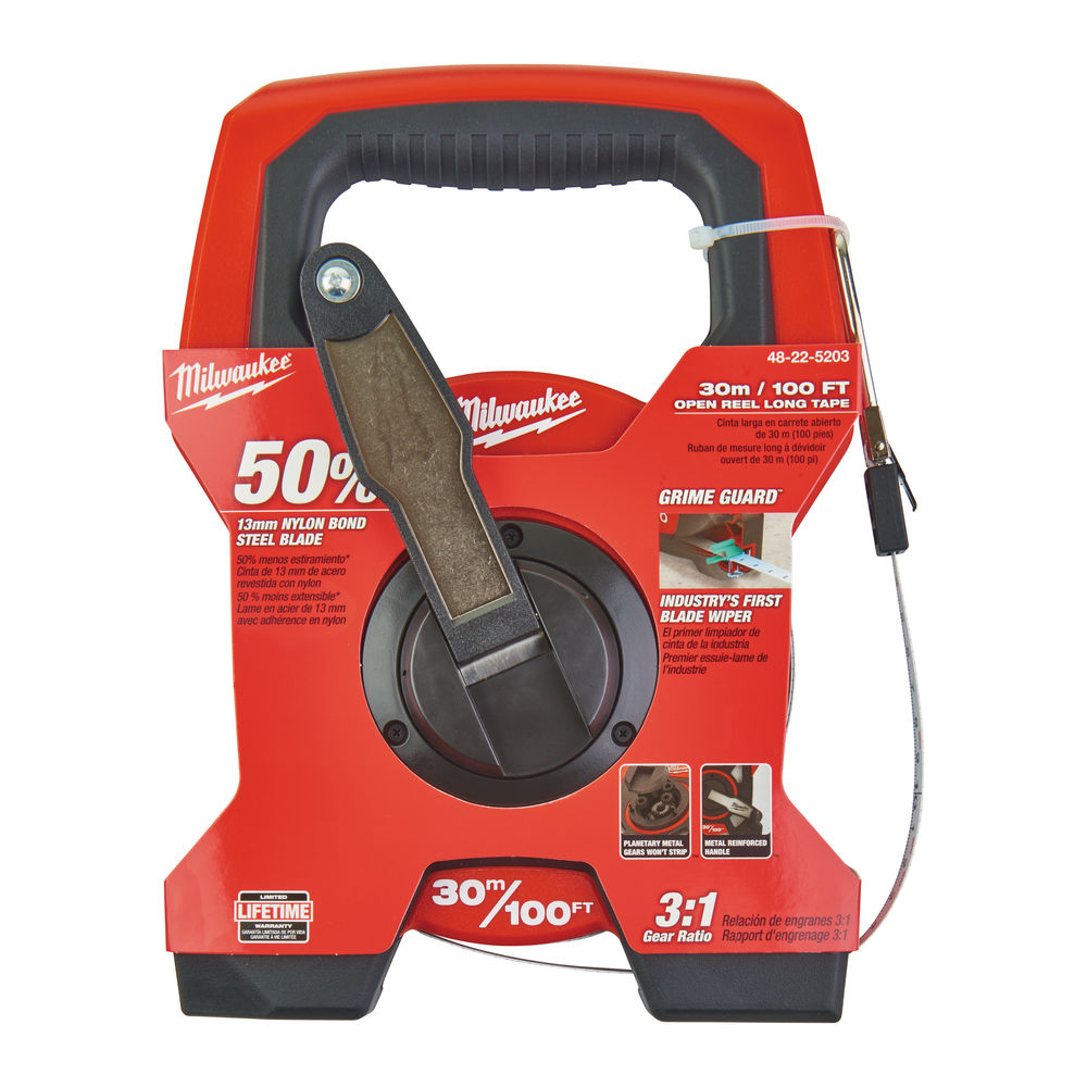 Milwaukee 48225203 Open Reel Long Tape - 30m / 100ft