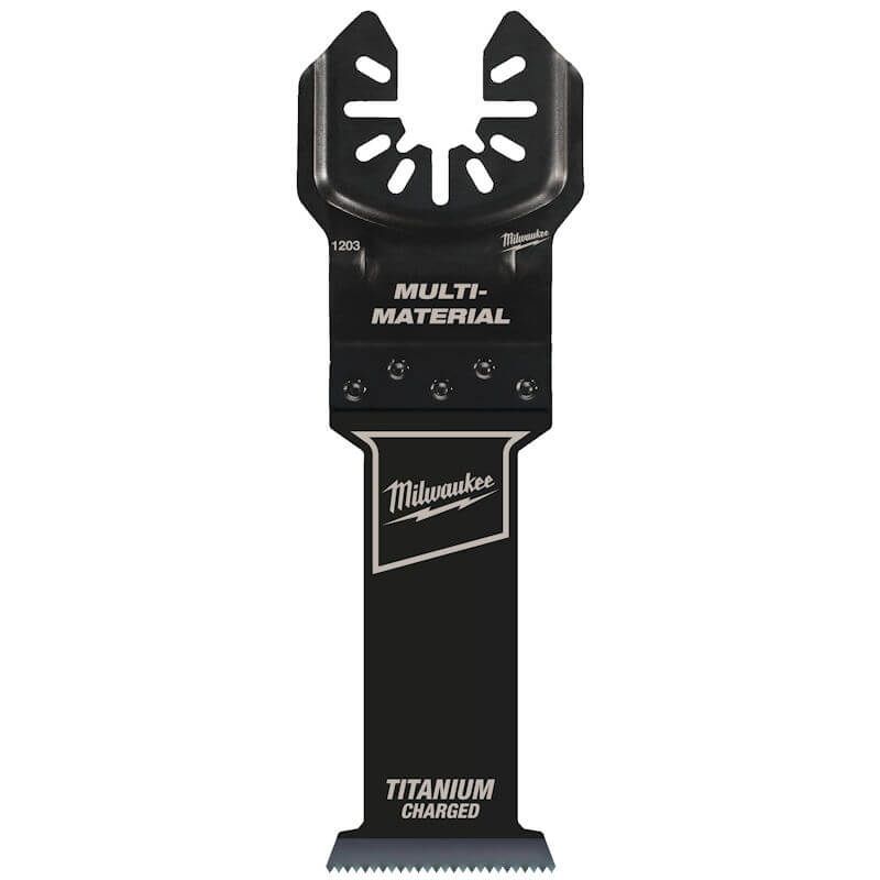 Milwaukee 48851203 32mm Open-Lok Multi-Material Titanium Charged Muti-Tool Blade