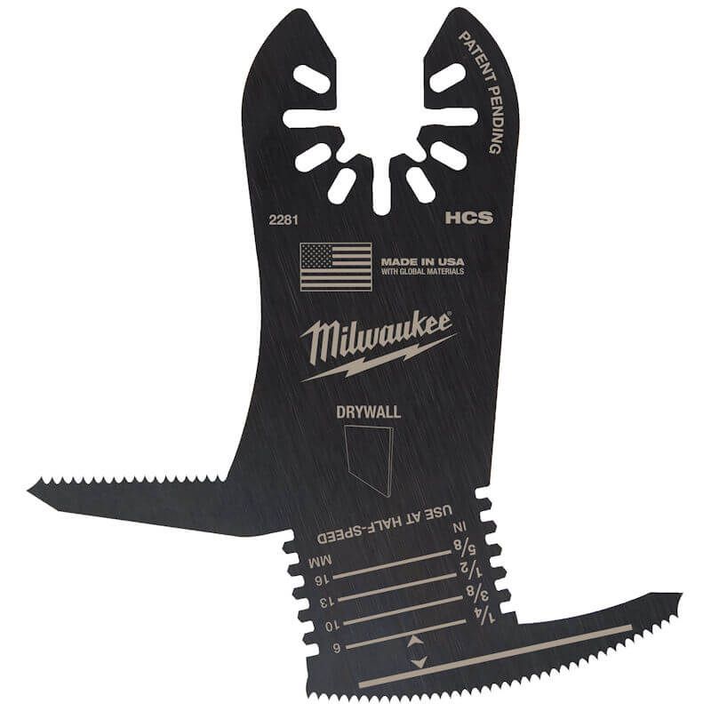 Milwaukee 48852281 Open-Lok 5-in-1 Drywall Plunge Muti-Tool Blade