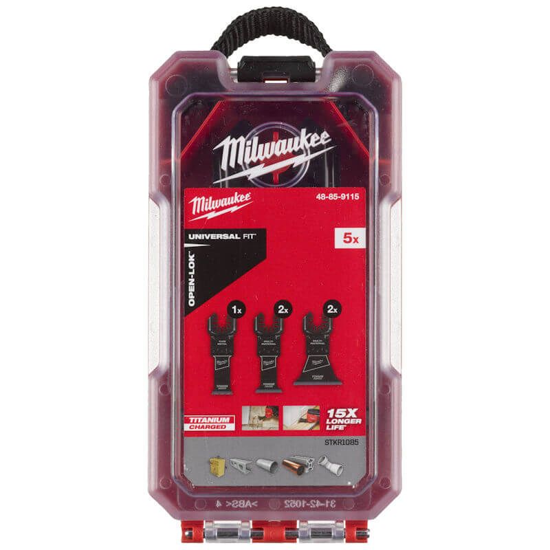 Milwaukee 48859115 5pc 5 Piece Open-Lok Muti-Tool Blade Set