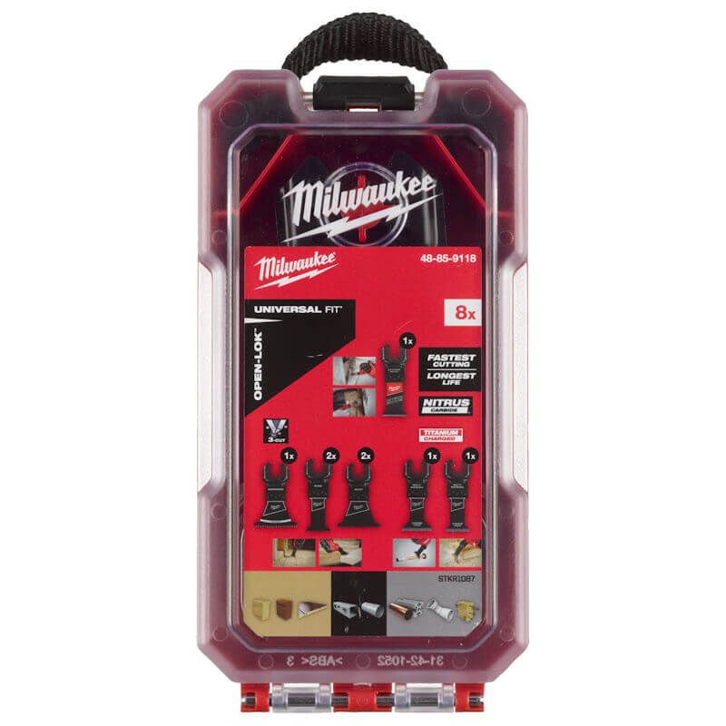 Milwaukee 48859118 8pc Open-Lok Muti-Tool Blade Set