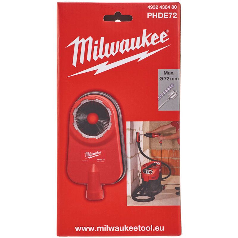 Milwaukee PHDE72 Dust Extractor for SDS Hammers & Core Drills - 4932430480