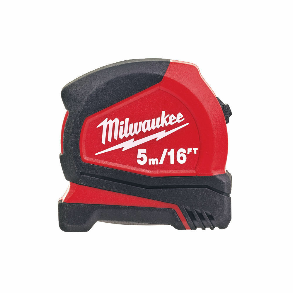 Milwaukee Pro Compact Tape Measure Metric/Imperial 5m/16ft - 4932459595