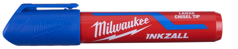 Milwaukee Inkzall Blue Large Chisel Tip Marker Pen - 48223257