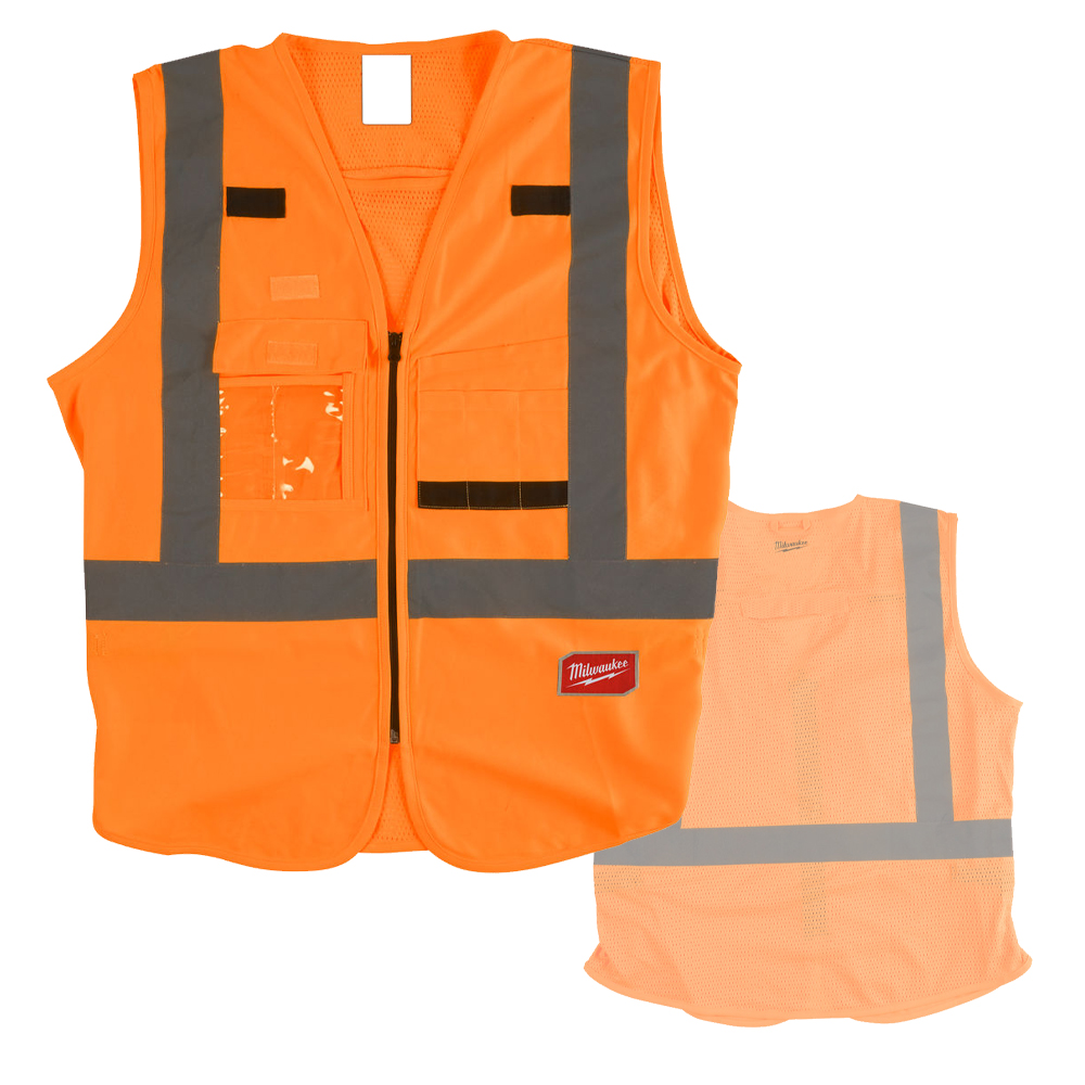 Milwaukee Hi-Visibility Vest - Orange - S/M - 4932471892