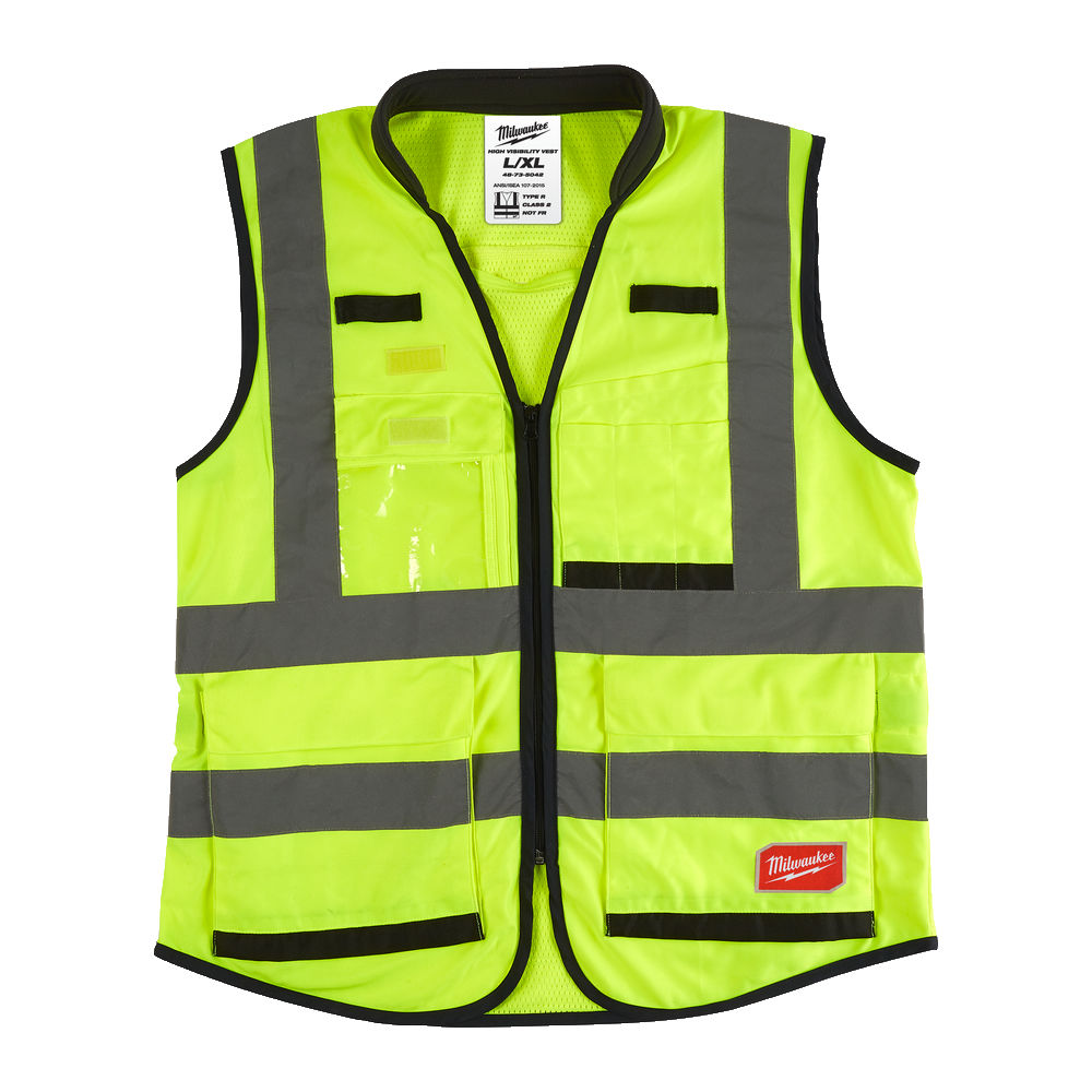Milwaukee Premium Hi-Visibility Vest - Yellow - L/XL - 4932471896