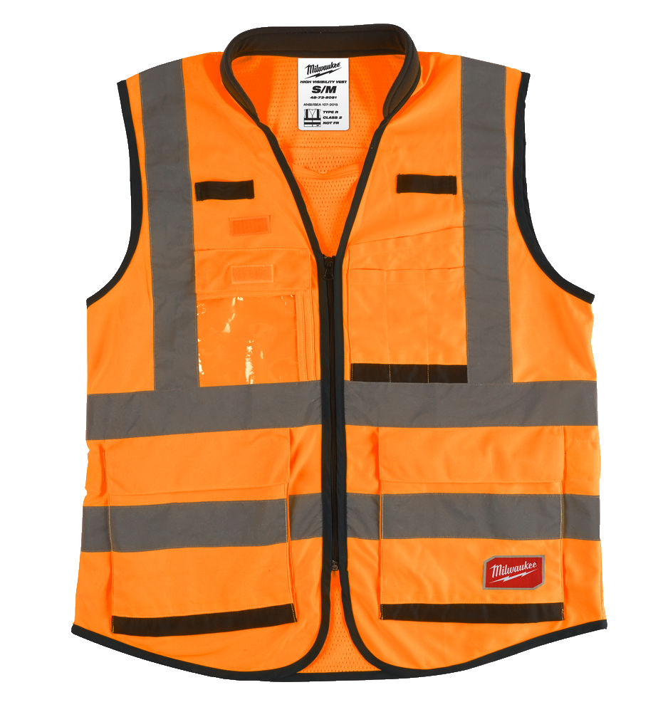 Milwaukee Premium Hi-Visibility Vest - Orange - S/M - 4932471898