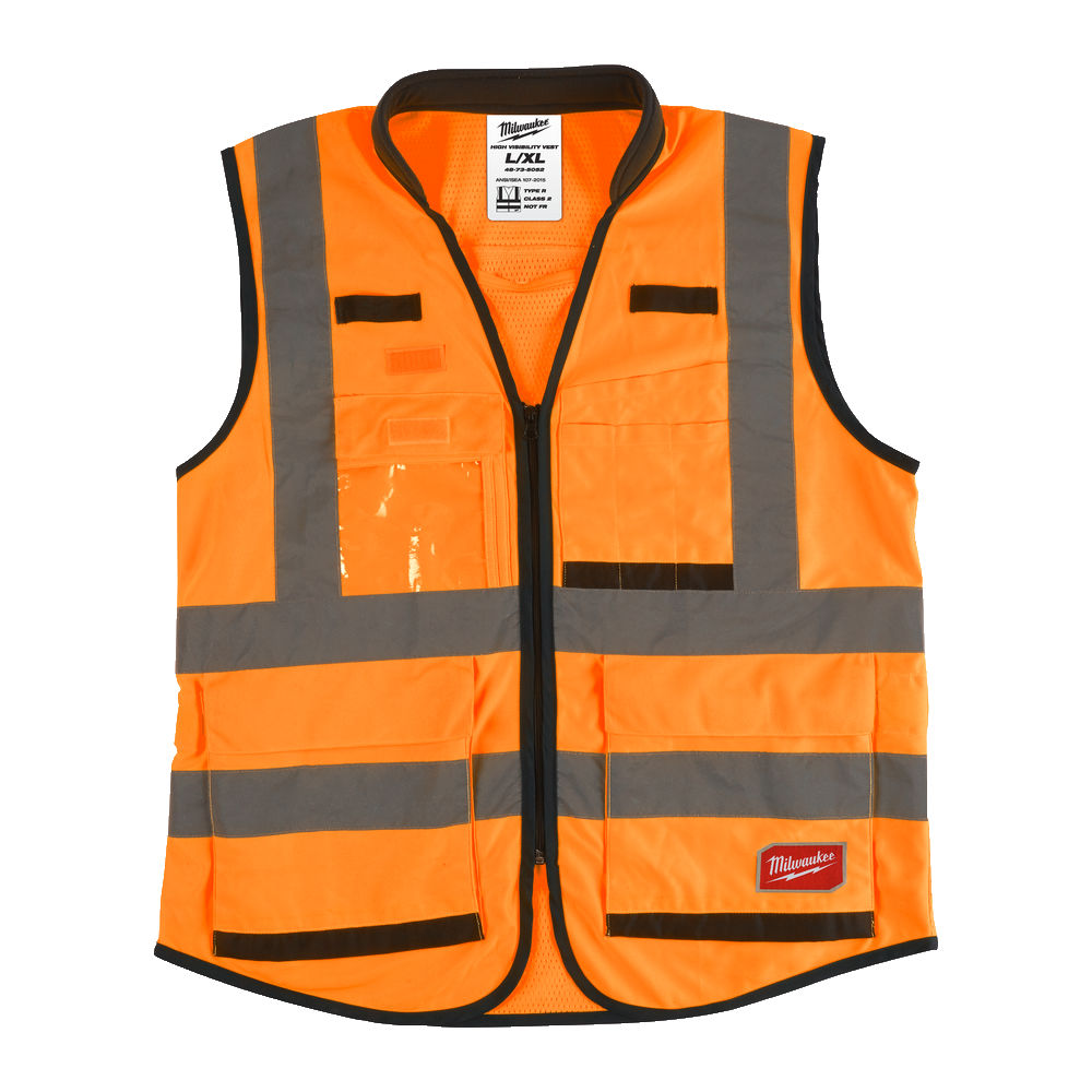 Milwaukee Premium Hi-Visibility Vest - Orange - L/XL - 4932471899