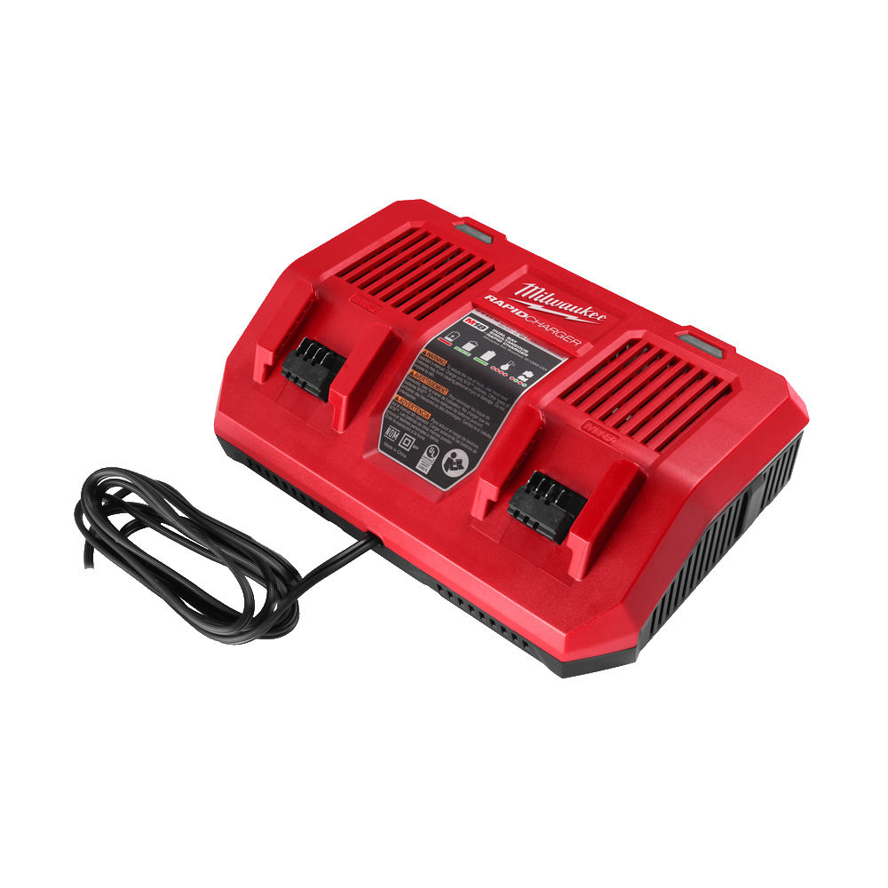 Milwaukee M18DFC 18V Dual Bay Rapid Charger 240V (Charges 2 Batteries at the Same Time)