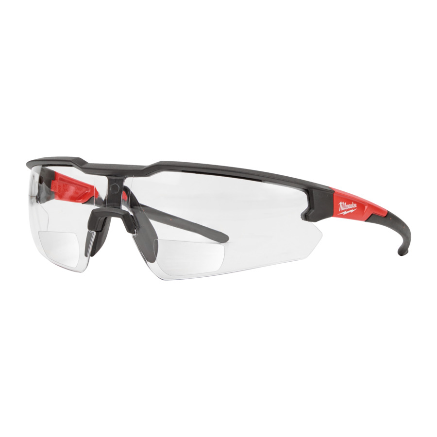 Milwaukee Safety Glasses - Clear - +1.0 Magnigying - 4932478909