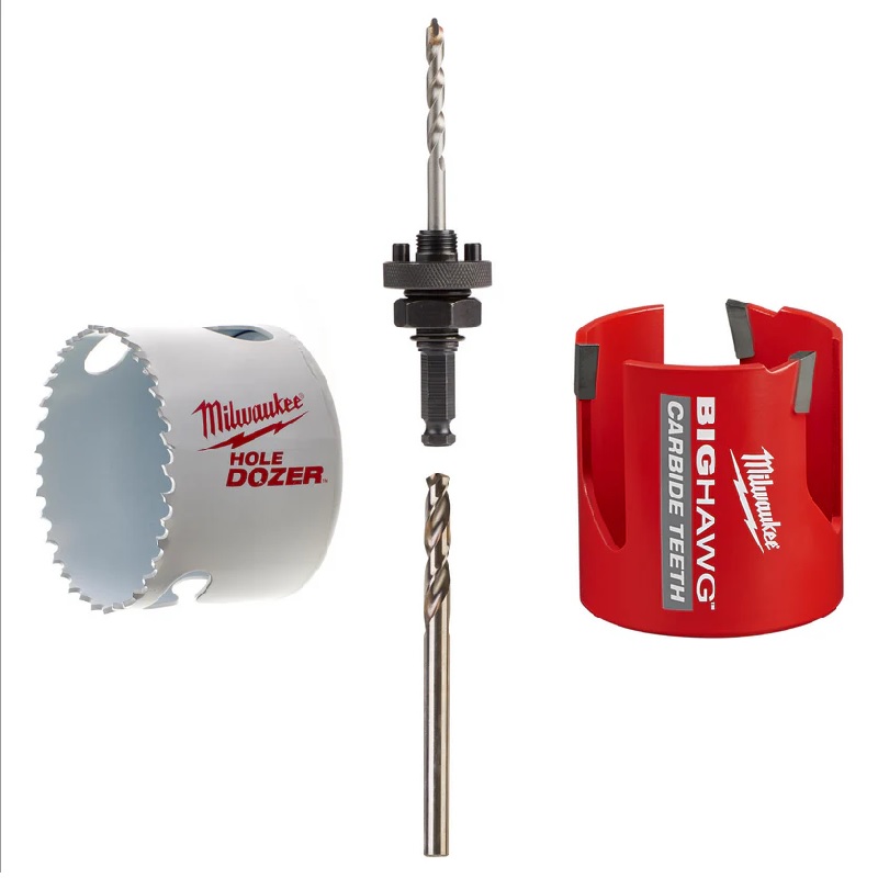 Milwaukee Combo 68mm Hole Dozer & Big Hawg Set - 4932478929