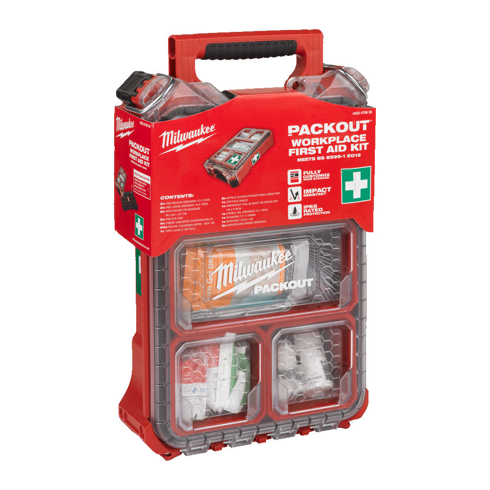 Milwaukee 4932479638 Packout - Packout Compact Organiser First Aid Kit
