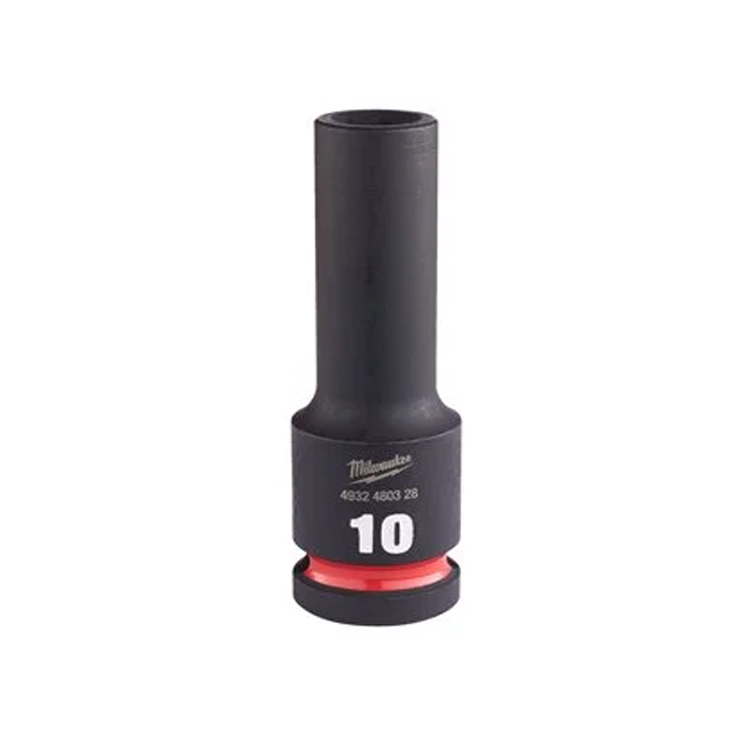 Milwaukee 10mm 1/2in Shockwave Impact Duty - Impact Socket Deep - 4932480328