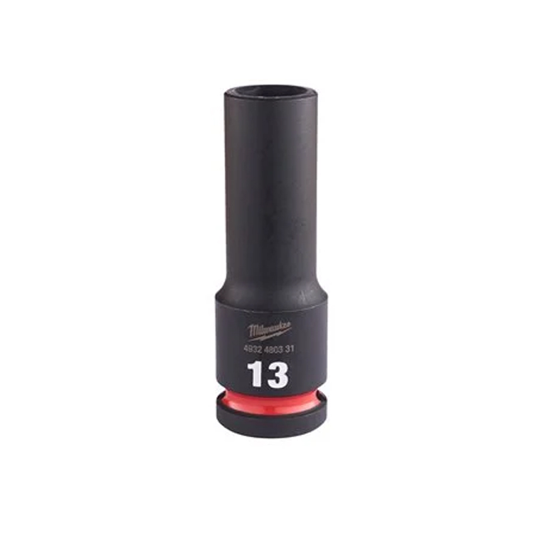 Milwaukee 13mm 1/2in Shockwave Impact Duty - Impact Socket Deep - 4932480331