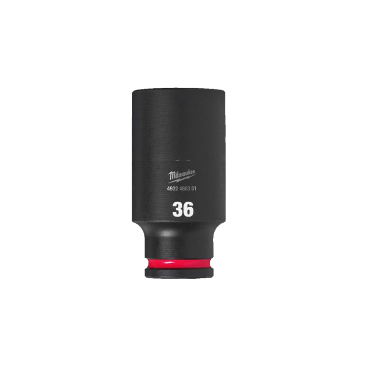 Milwaukee 36mm 1/2in Shockwave Impact Duty - Impact Socket Deep - 4932480351