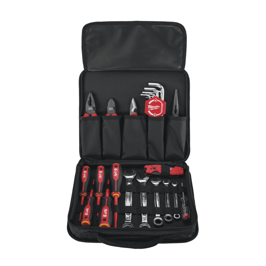 Milwaukee Electrician Starter Kit &amp; Bag 25pc - 4932492660