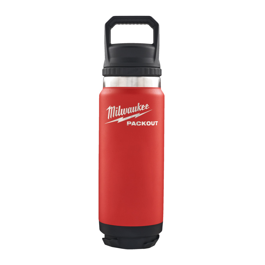 Milwaukee 4932493465 Packout - Packout Tumbler Bottle Chug Lid 710ml - Red