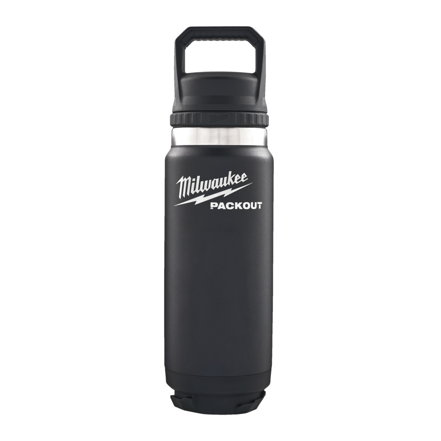 Milwaukee 4932493466 Packout - Packout Tumbler Bottle Chug Lid 710ml - Black