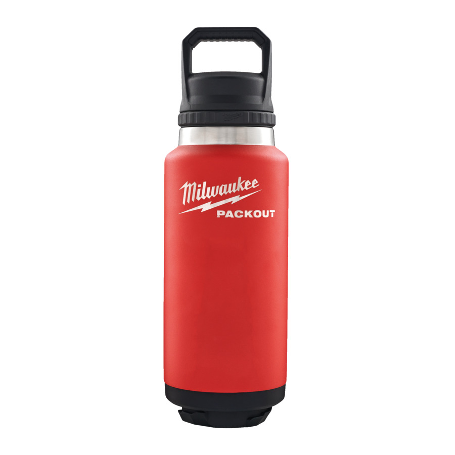 Milwaukee 4932493467 Packout - Packout Tumbler Bottle Chug Lid 1065ml - Red