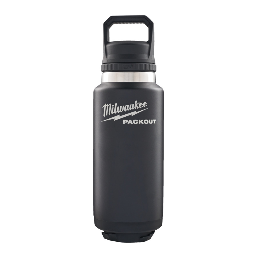 Milwaukee 4932493468 Packout - Packout Tumbler Bottle Chug Lid 1065ml - Black