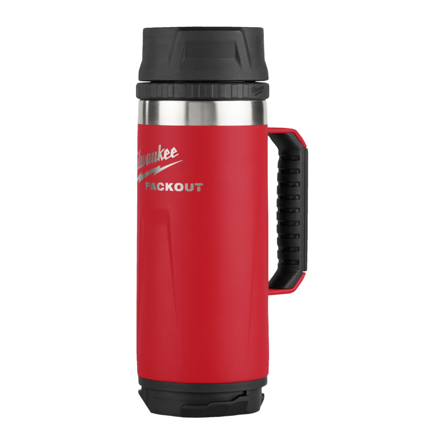 Milwaukee 4932493471 Packout - Packout Tumbler Bottle Sip Lid 532ml - Red