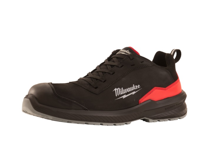 Milwaukee Flextred Footwear 4932493714 - S3S Low Cut Trainer - Black - Size 3
