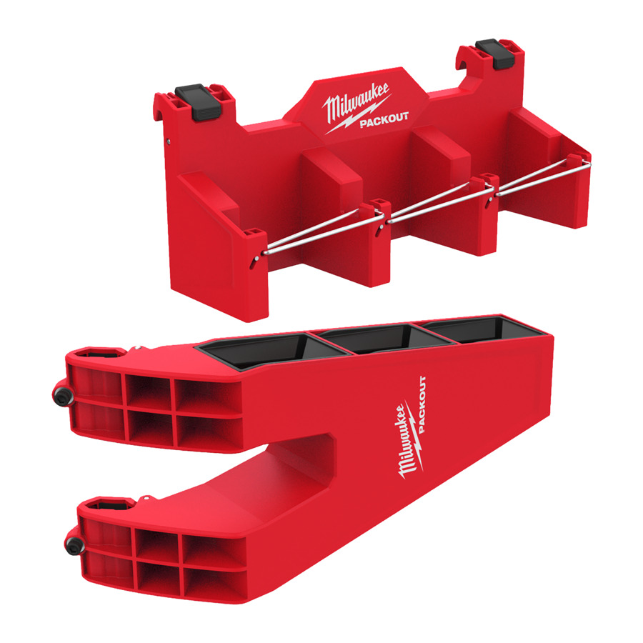 Milwaukee 4932498649 Packout Shop Storage - Side Mount Long Tool Holder