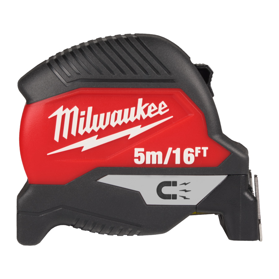Milwaukee 4932498769 Premium Magnetic Gen4 Tape Measure Metric/Imperial 5m/16ft