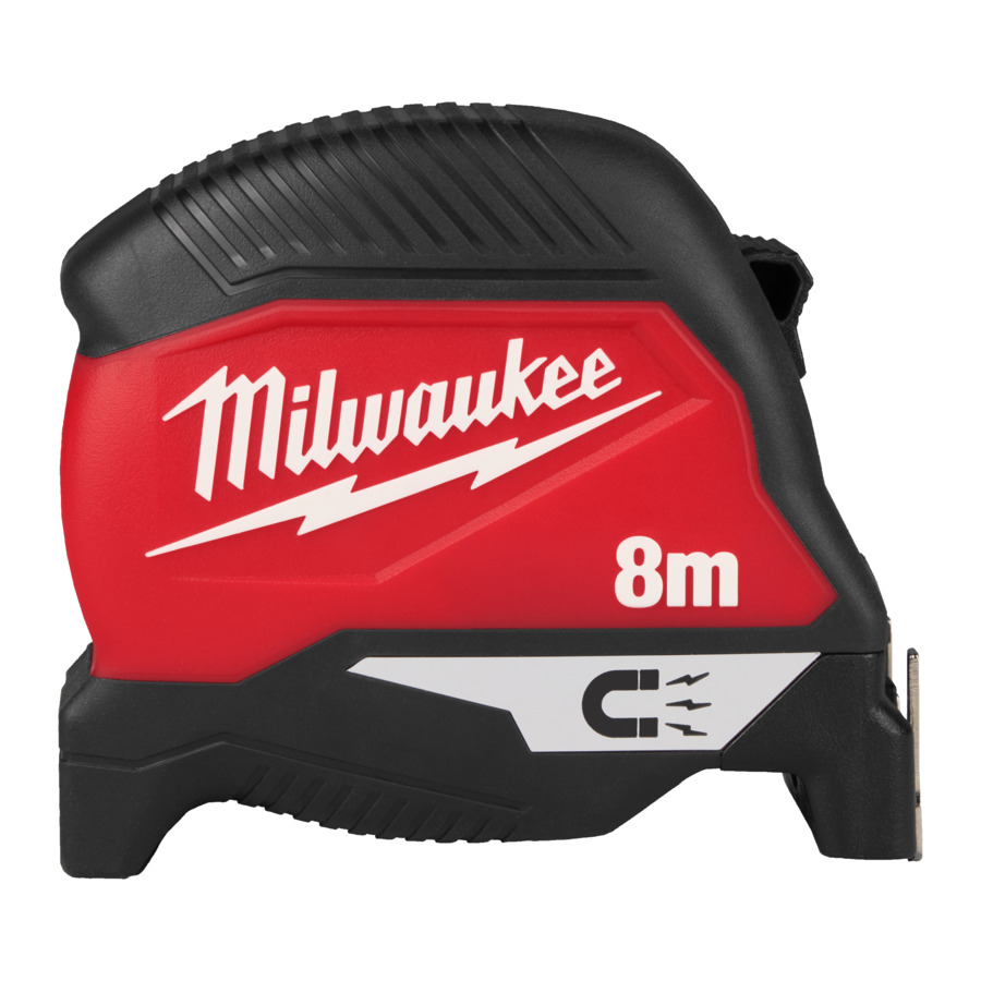 Milwaukee 4932498770 Premium Magnetic Gen4 Tape Measure Metric 8m