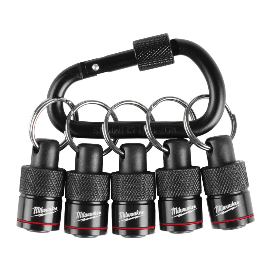 Milwaukee 4932502117 5pc Shockwave XL Carabiner Set