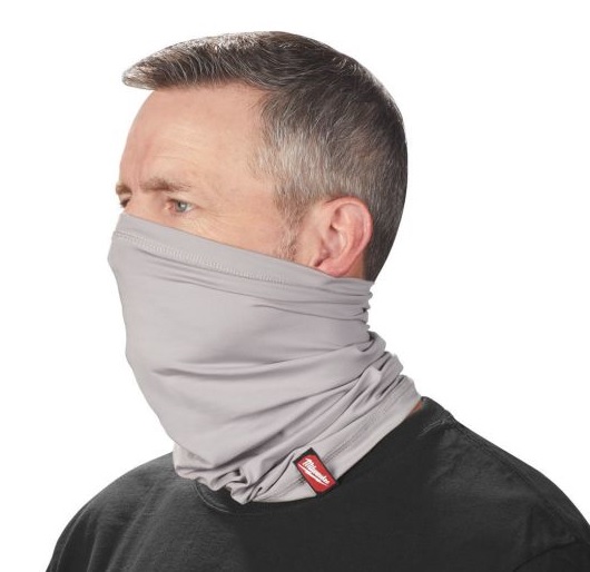 Milwaukee Neck Gaitor &amp; Face Mask - Grey - One Size - 4933478766