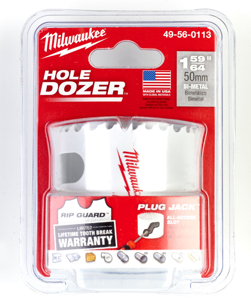 Milwaukee Bi-Metal Holesaw 50mm (Hole Dozer)