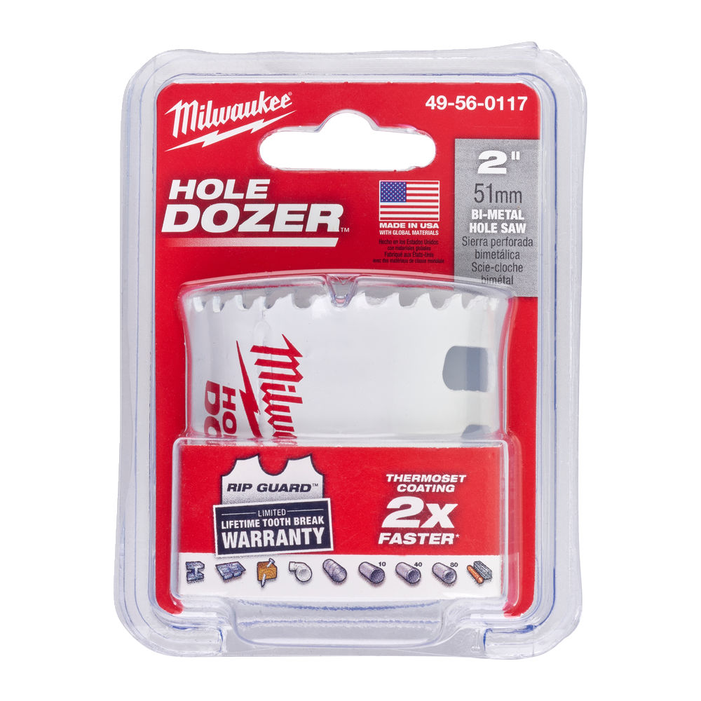 Milwaukee Bi-Metal Holesaw 51mm (Hole Dozer)