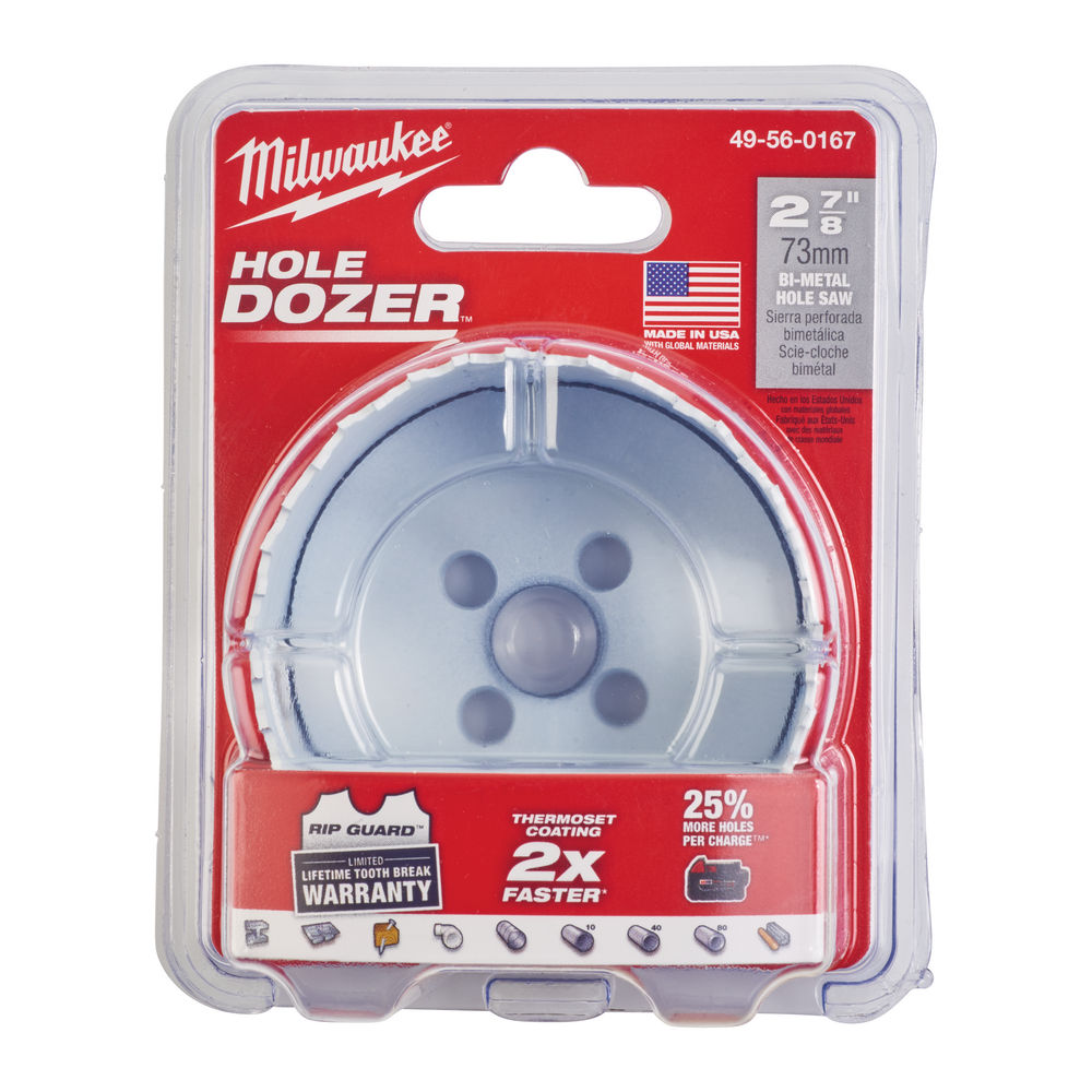 Milwaukee Bi-Metal Holesaw 73mm (Hole Dozer)