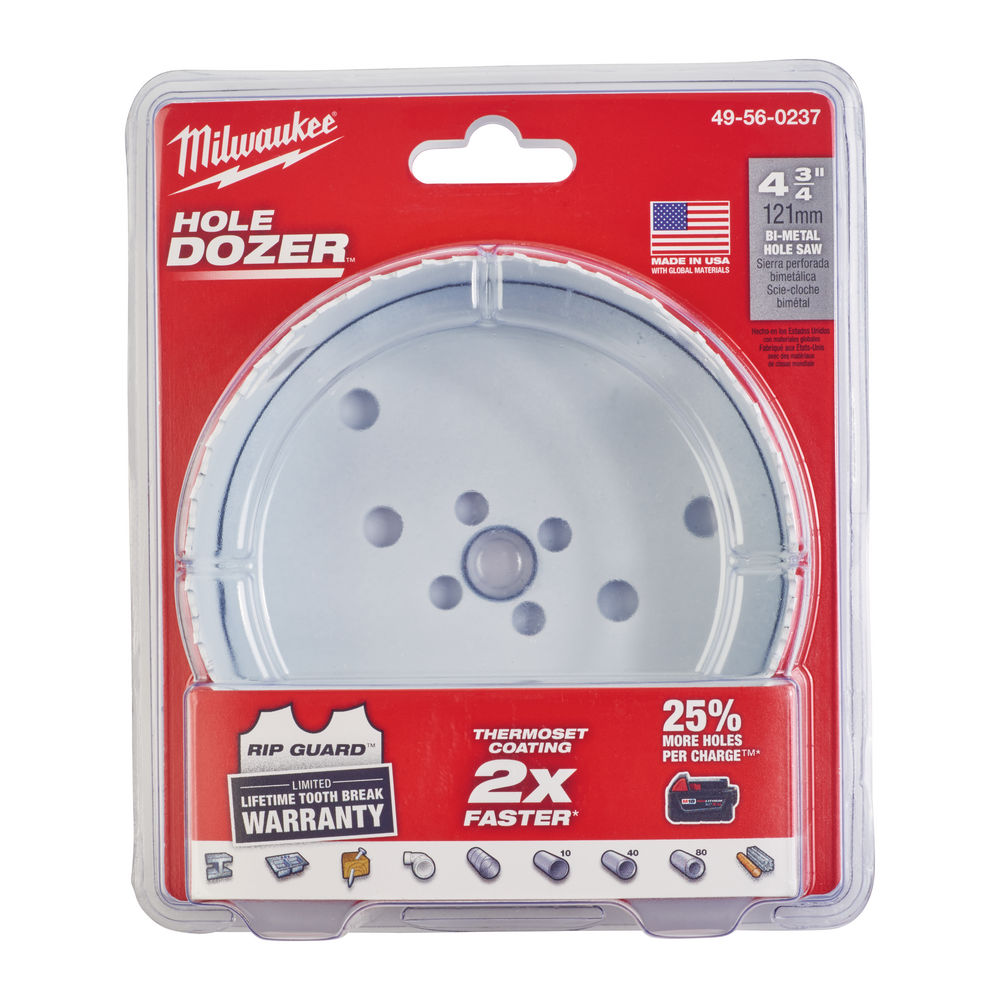 Milwaukee Bi-Metal Holesaw 121mm (Hole Dozer)