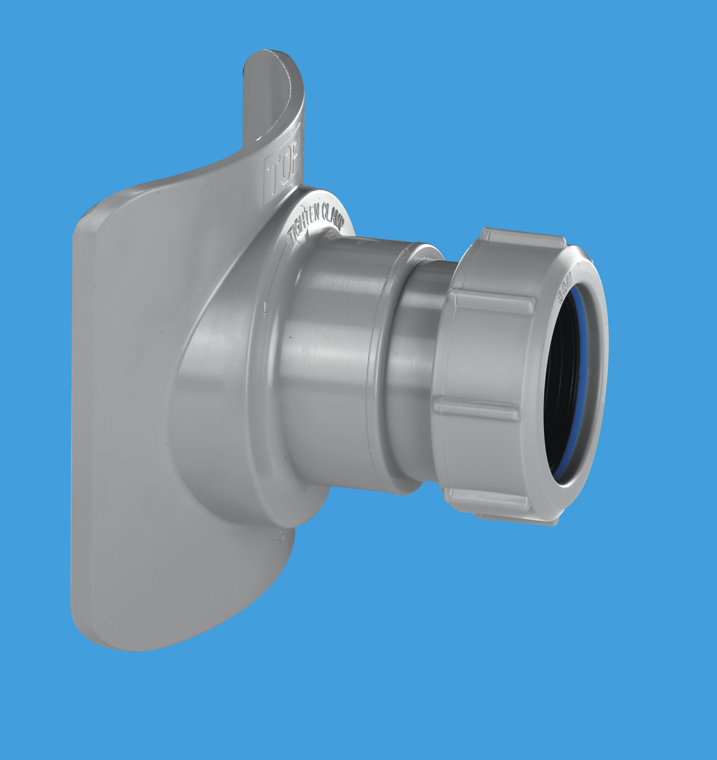 McAlpine Mechanical Boss Connector for Soil Pipe 3in x 1.1/4in - Grey