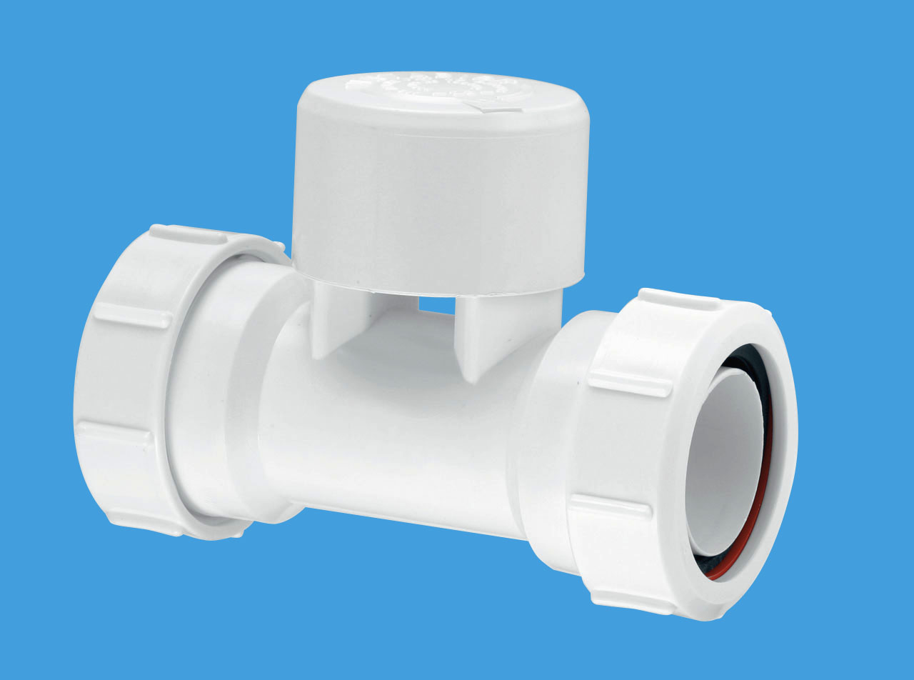 McAlpine Ventapipe 25 Tee Uni 1.1/2in