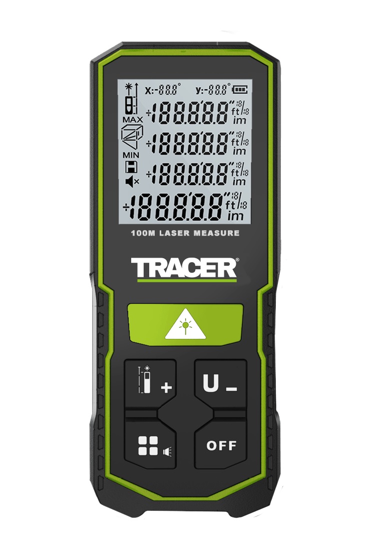 Tracer Laser Distance Measure - Green Laser - 100m - ALM100