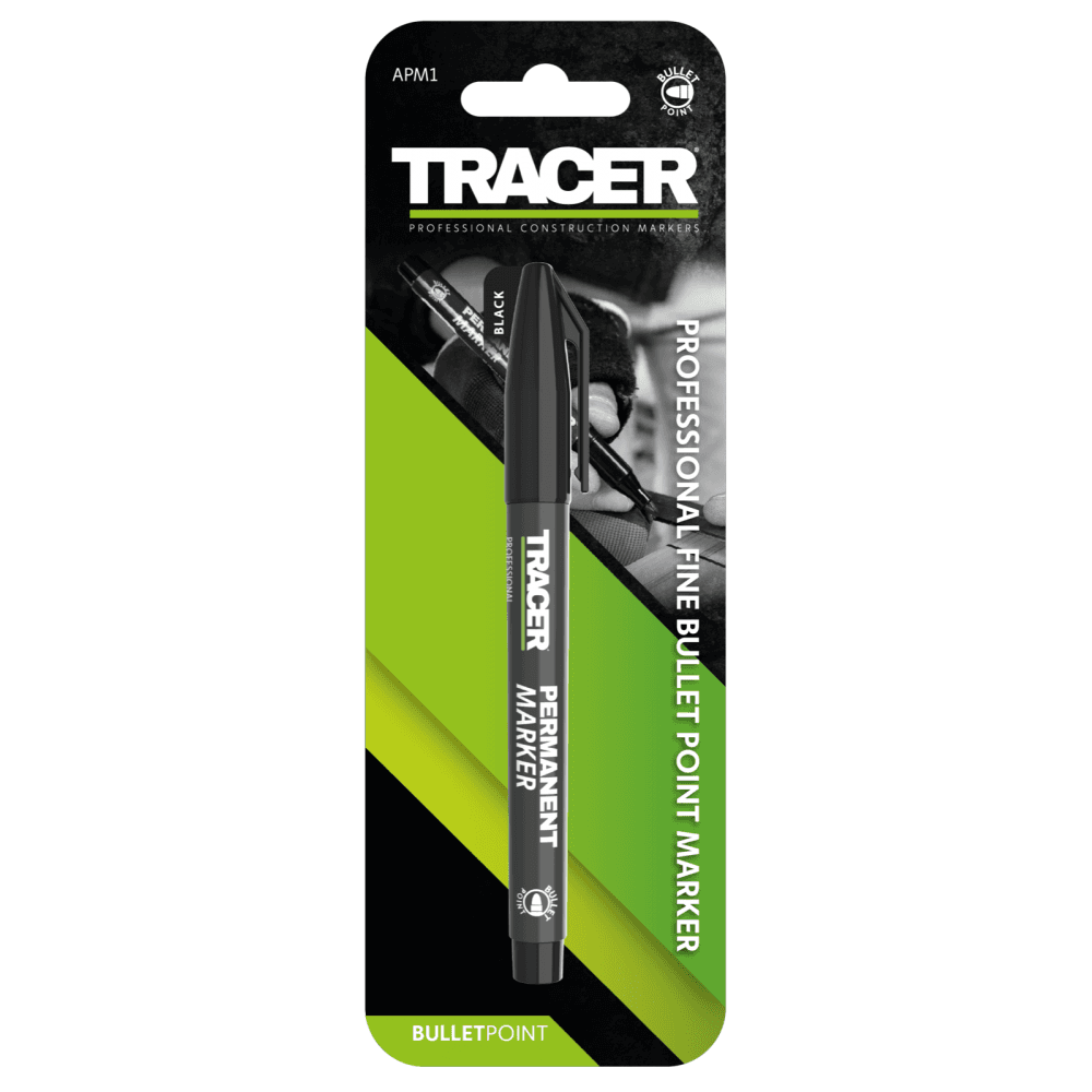 Tracer Permanent Marker - Black - APM1